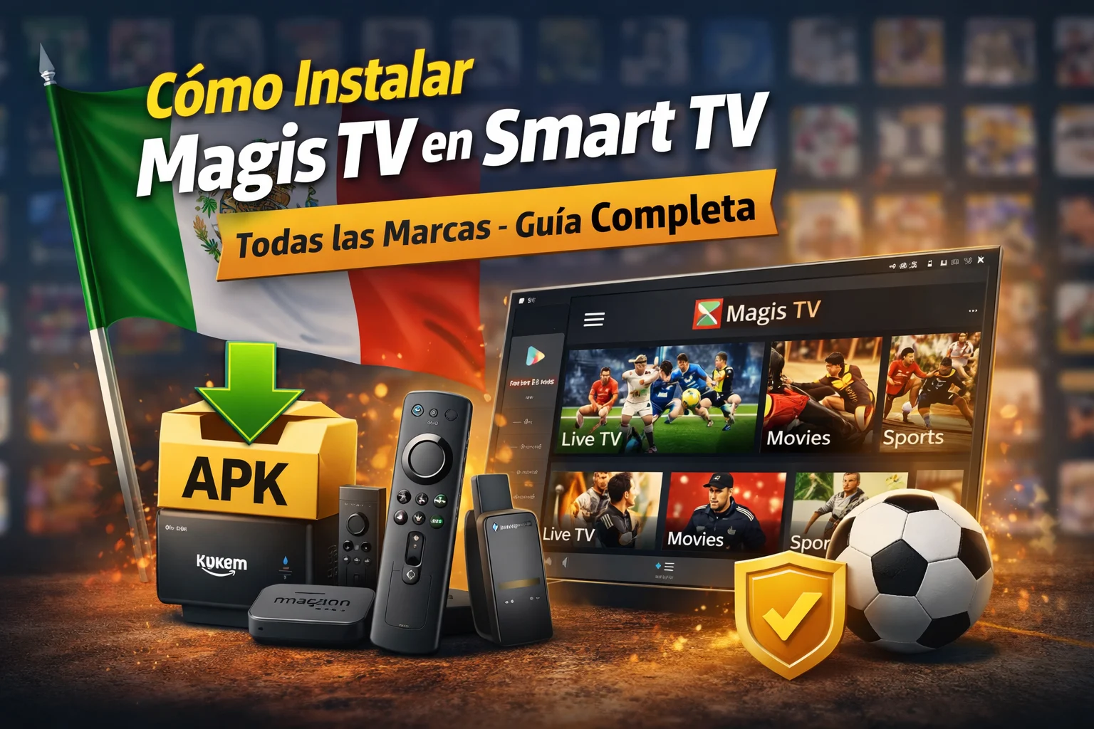 Instala Magis TV en tu Smart TV