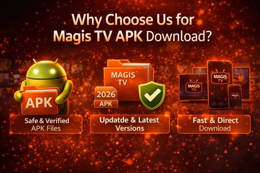 ¿Por qué elegirnos para descargar Magis TV APK?